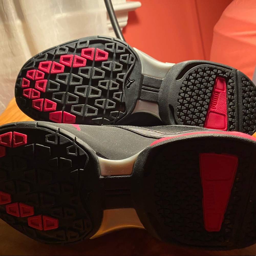 👟 PUMA Tazon Sneakers Women’s Black Hot Pink Running Shoes. *NWOT* - Picture 2 of 2